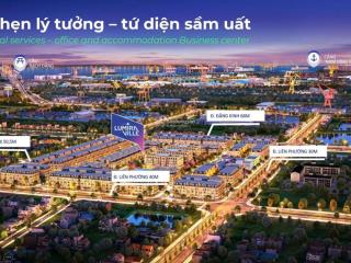 Chính chủ bán lô liền kề tại dự án lumira, mặt đường bùi viện. diện tích 125m2,giá đất 42 triệu/m2