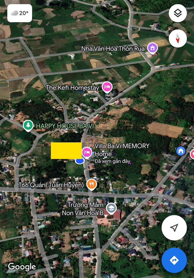 Chính chủ bán đất xã yên bài, ba vì, hà nội, giá 5,22 tỷ, diện tích 522m2