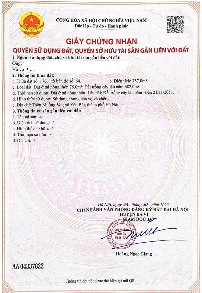 Bán đất nghỉ dưỡng view núi ba vì giá chỉ 4,5 tỷ, thấp hơn khu vực 30%