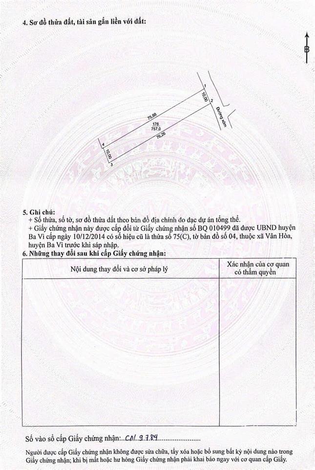 Bán đất nghỉ dưỡng view núi ba vì giá chỉ 4,5 tỷ, thấp hơn khu vực 30%