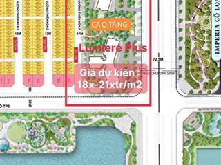 Shophouse 2 mặt tiền 85m vin cổ loa đông anh dtsd 370m2 giá 1x tỷ bằng 1 căn hộ chung cư 2pn