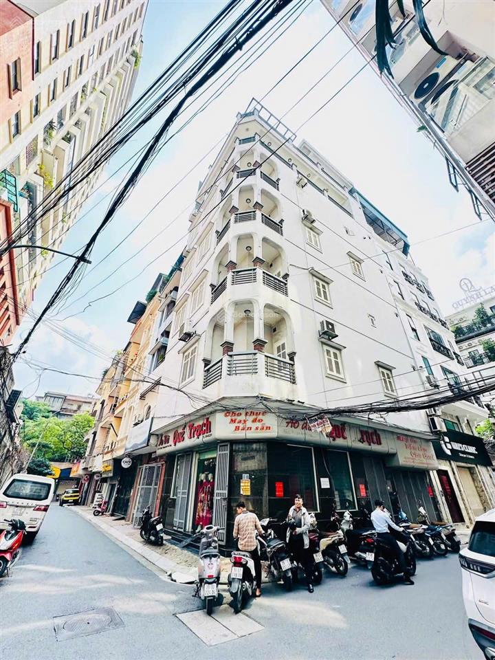 Đẳng cấp lô góc mặt phố huỳnh thúc kháng dt 80m2 7 tầng, vỉa hè rộng, thang máy