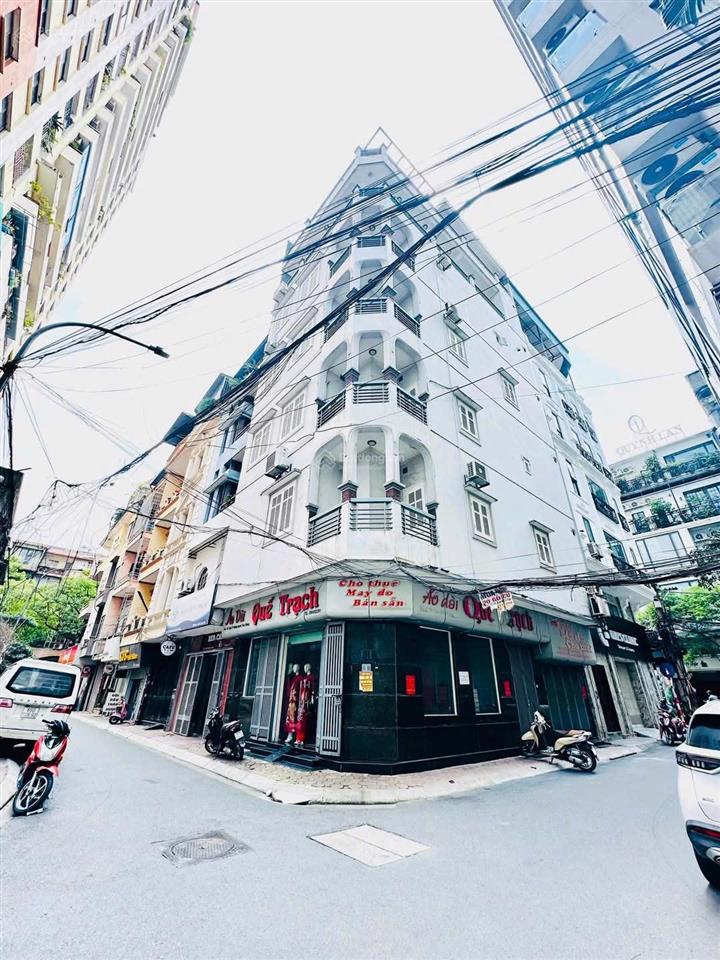 Đẳng cấp lô góc mặt phố huỳnh thúc kháng dt 80m2 7 tầng, vỉa hè rộng, thang máy