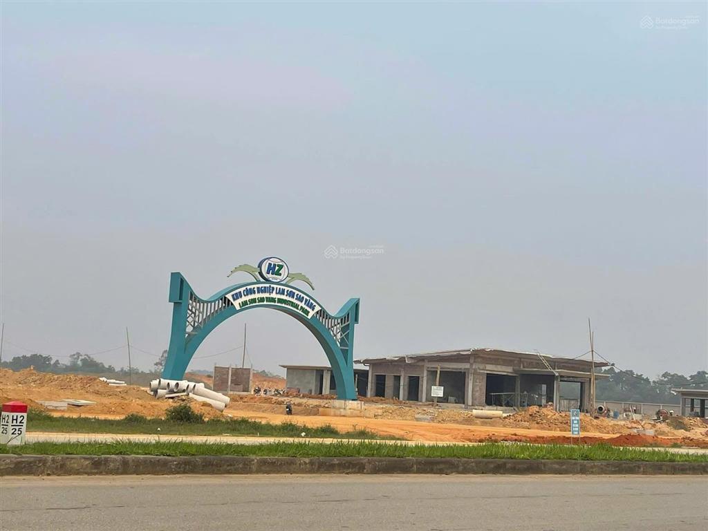Bán quỹ đất nên đối diện kcn lam sơn  sao vàng