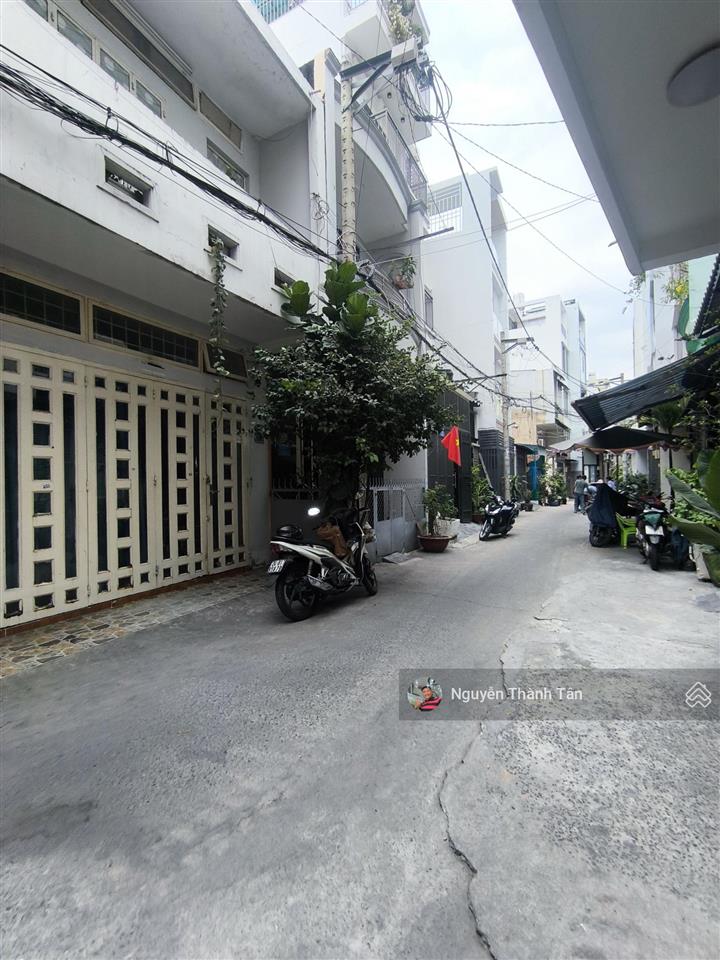 Hẻm xe hơi, nhà 2 tầng (4x14) sổ vuông a4, khu phân lô nguyễn văn lượng