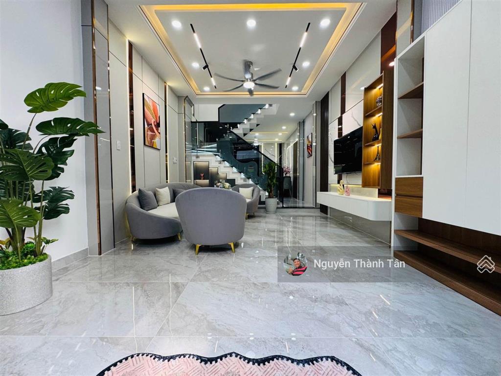 4 tầng mới, 56m2 (4*14m), gò vấp, tặng nội thất