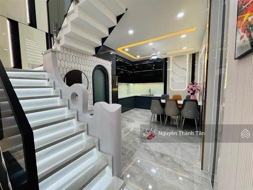 4 tầng mới, 56m2 (4*14m), gò vấp, tặng nội thất