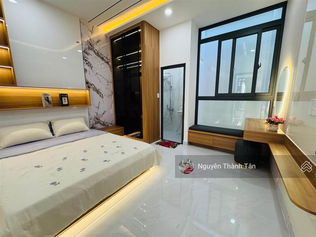 4 tầng mới, 56m2 (4*14m), gò vấp, tặng nội thất
