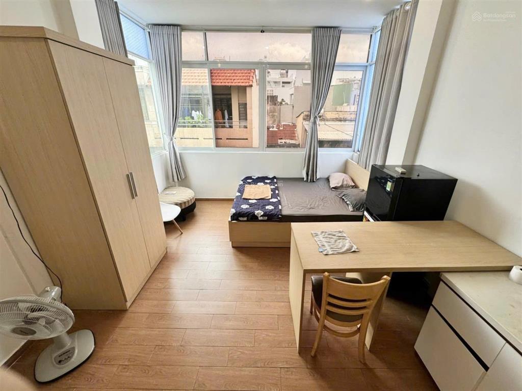 Cho thuê phòng studio cửa sổ thoáng , thang máy  ngay đại học kiến trúc quận 3  dinh độc lập q1