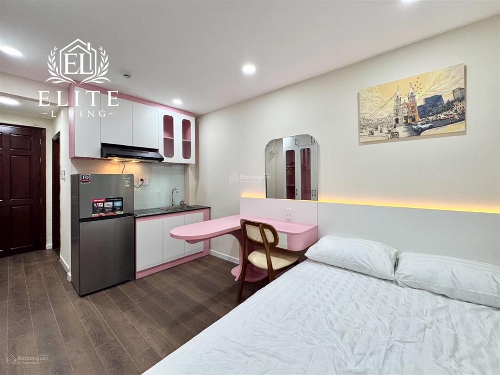 Cho thuê căn hộ studio cửa sổ thoáng, 30m2 ở quận 1  ngay cầu ba son, thảo cầm viên quận 1