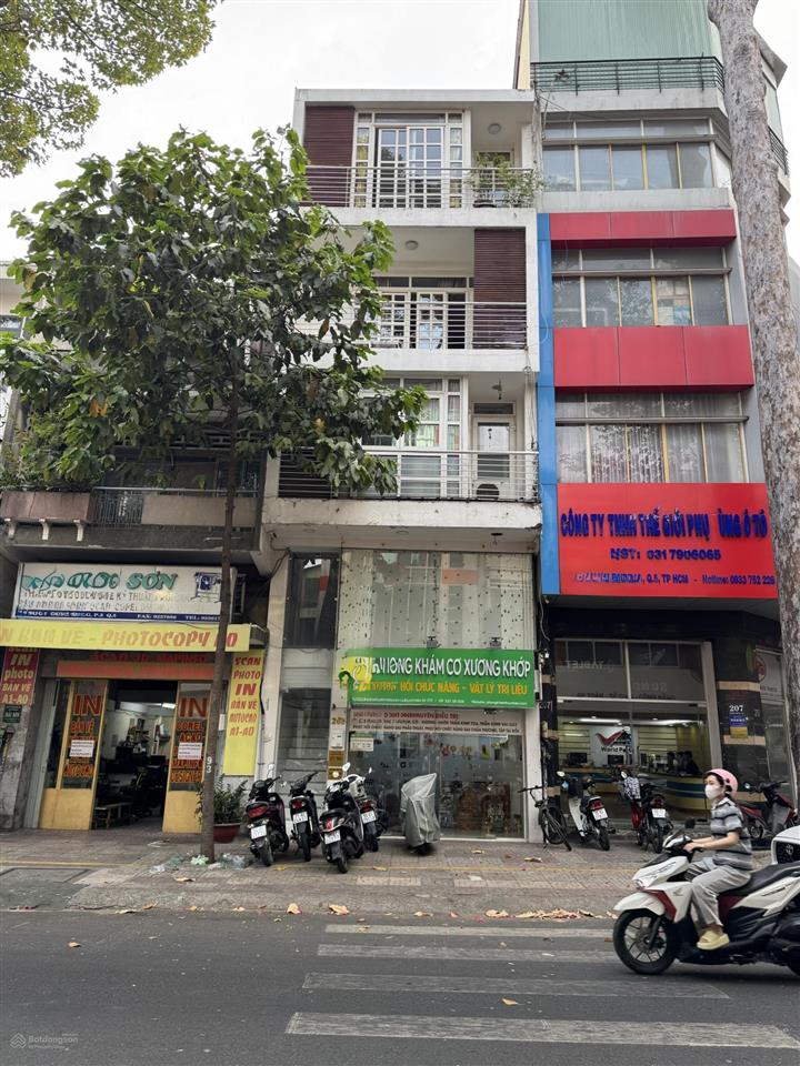 Siêu vị trí  1 căn duy nhất mt hùng vương, quận 5, dt 5x40m, 3 tầng, hđt 120 triệu/tháng, 35 tỷ