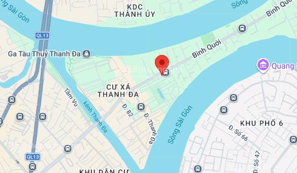 Siêu vị trí  khan hiếm mt bình quới  sát bên masteri thanh đa, dt 12x25m, 3 tầng, hđt 150tr 36 tỷ