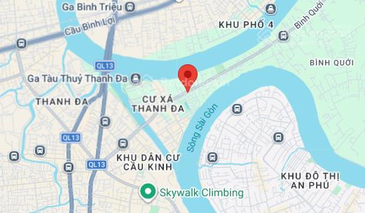 Siêu vị trí  khan hiếm mt bình quới  sát bên masteri thanh đa, dt 12x25m, 3 tầng, hđt 150tr 36 tỷ