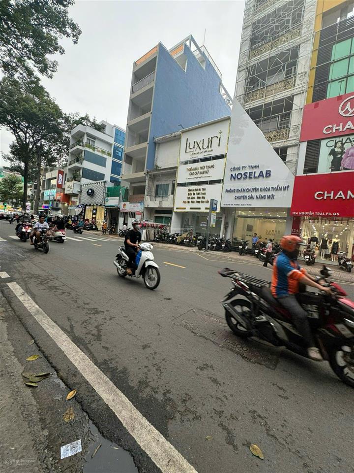 Siêu phẩm  ngang hiếm mt nguyễn trãi, q5, dt 7,5x30m, 6 tầng, hđt 250tr/tháng, giá 79 tỷ