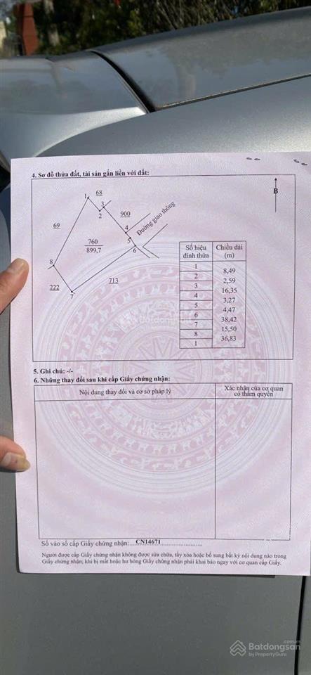 Bán đất rộng, giá rẻ gần khu công nghiệp điềm thụy  phổ yên  thái nguyên