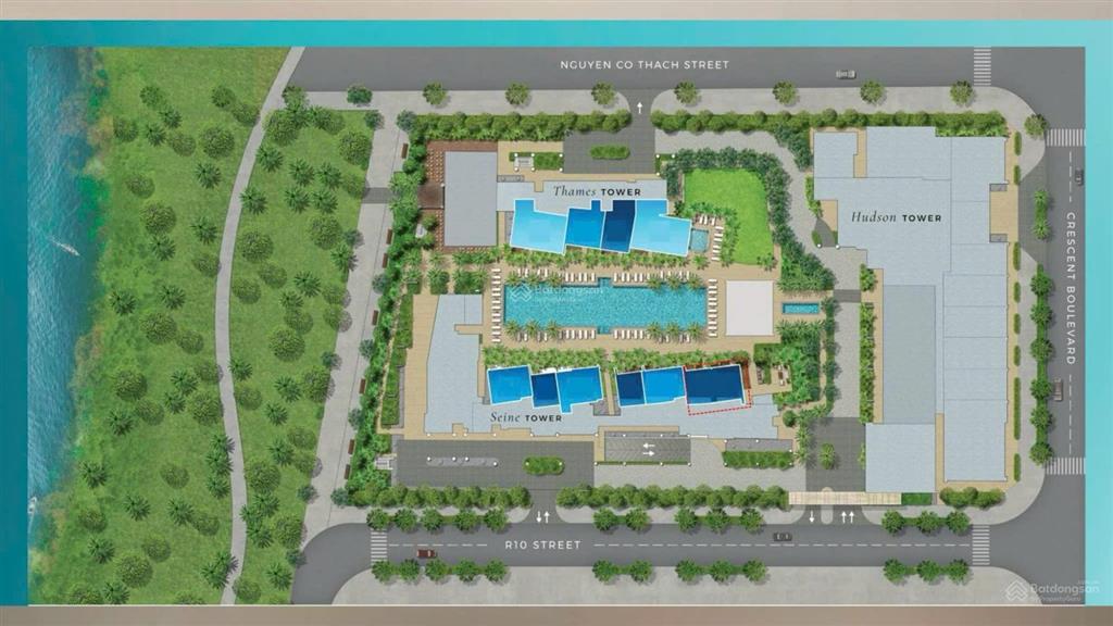 Duplex số lượng khan hiếm tại the river thủ thiêm có thể thiết kế theo ý gia chủ chỉ từ 50 tỷ