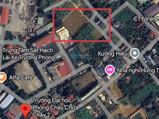 Chỉ 1,9 tỷ cho 95m cạnh trường pccc đất 2 mặt tiền trước sau