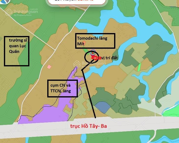 Bán đất tại xã cổ đông, sơn tây, hà nội, giá siêu hời 29 triệu / m2, diện tích 100 m2