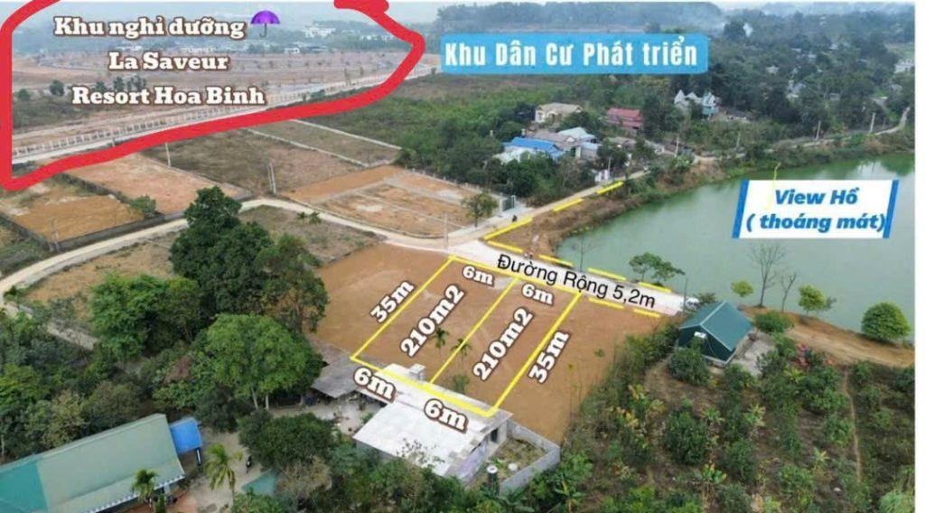 🔥🔥🔥 Hàng hiếm view trực diện hồ gò mè tại Cư Yên, Lương Sơn giá chỉ 2.28 tỷ gần dự án nghỉ dưỡng LASAVER