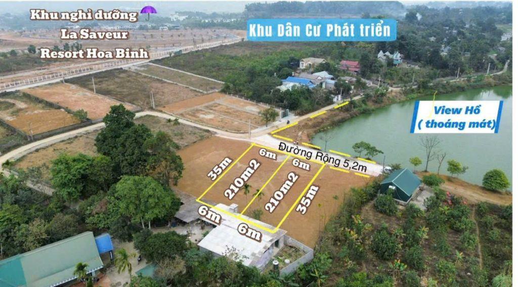 🔥🔥🔥 Hàng hiếm view trực diện hồ gò mè tại Cư Yên, Lương Sơn giá chỉ 2.28 tỷ gần dự án nghỉ dưỡng LASAVER