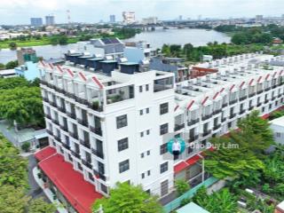 Nguyên căn mới 1 trệt 5 lầu view sông sát vạn phúc city  đường 10m  khu đồng bộ, có thang máy