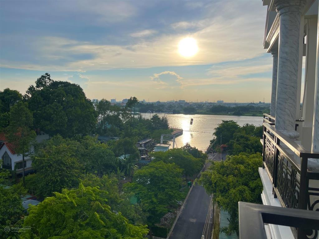 Nguyên căn mới 1 trệt 5 lầu view sông sát vạn phúc city  đường 10m  khu đồng bộ, có thang máy