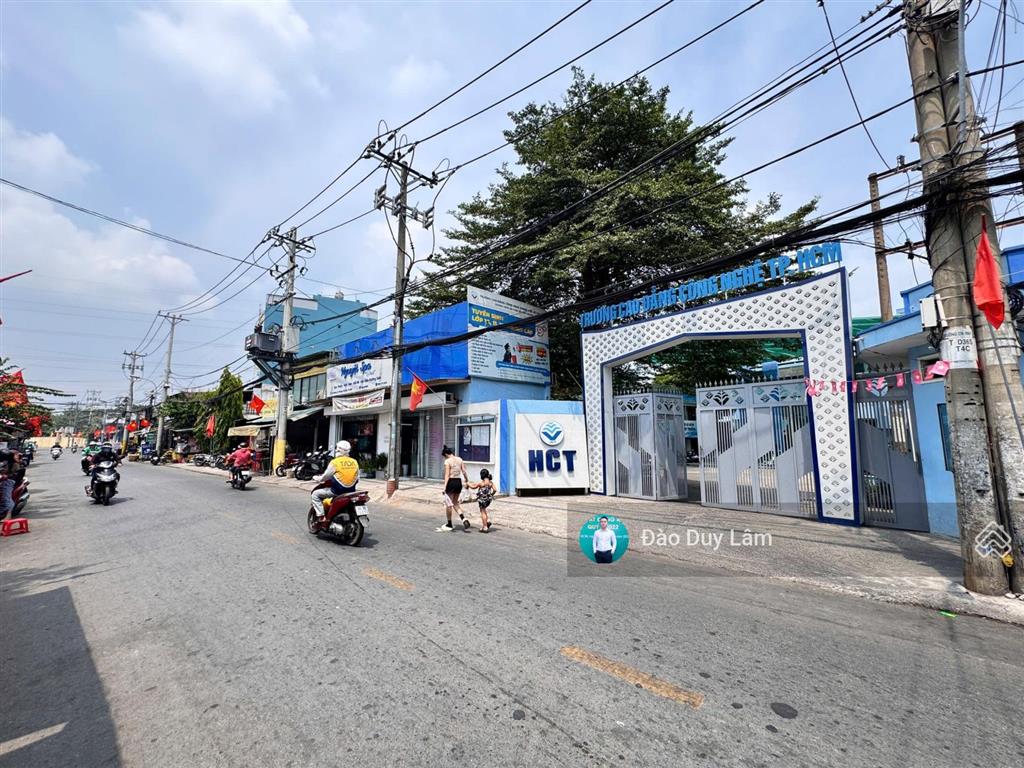 Đất thổ cư hẻm ô tô ngay trường cđ công nghệ  300m ra phạm văn đồng, cách bờ sông 400m. giá f0