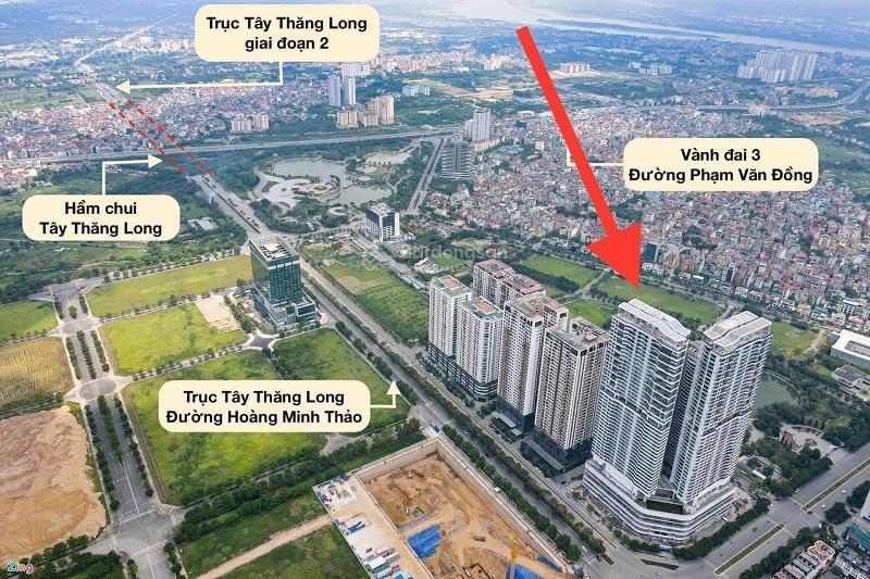Bán penthouse 385m2 chung cư n01t6 tầng 45 kđt ngoại giao đoàn, view trực tiếp hồ tây