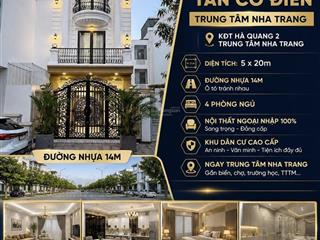 Bán nhà 3 tầng kđt lê hồng phong ii, nam nha trang full nội thất chỉ 10,9 tỷ