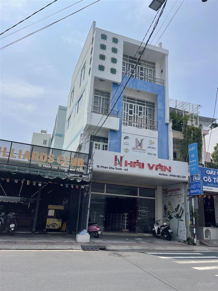 Cho thuê nhà 4 tầng mặt tiền phan chu trinh, gần chợ đầm. giá thuê 65tr/tháng