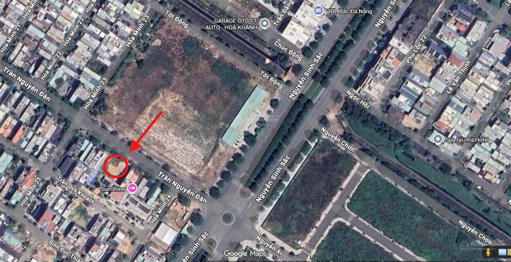 Bán lô mt đường 10m5 trần nguyên đán dt 101m2 sát trục nguyễn sinh sắc