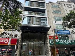 Bán tòa nhà văn phòng mặt phố dt 160m2 xây 9 tầng có hầm, đầy đủ pccc