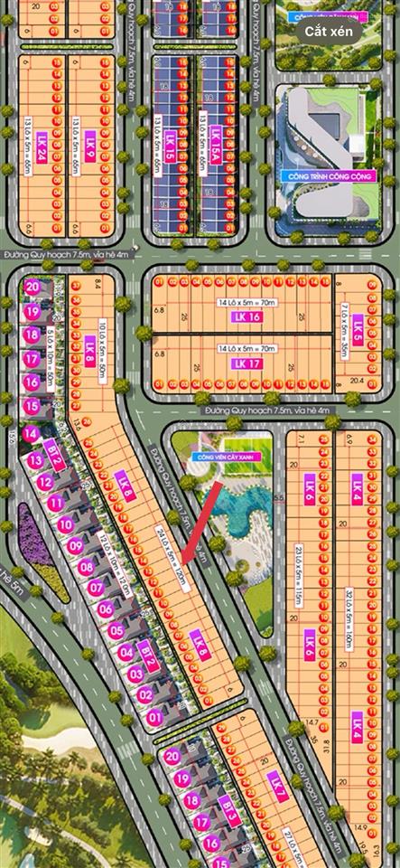 Biệt thự view sông cổ cò kđt ngọc dương đường 10m5. giá sốc chỉ 32 triệu/m2