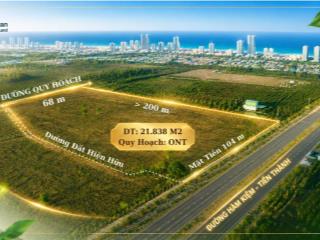 Siêu phẩm đất ont, view biển, mặt tiền hàm kiệm, tiến thành
