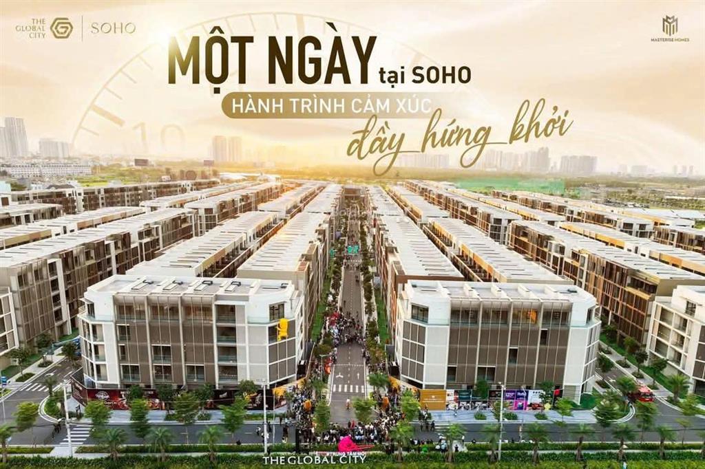 Cho thuê mặt bằng trệt the global city giá 16 triệu