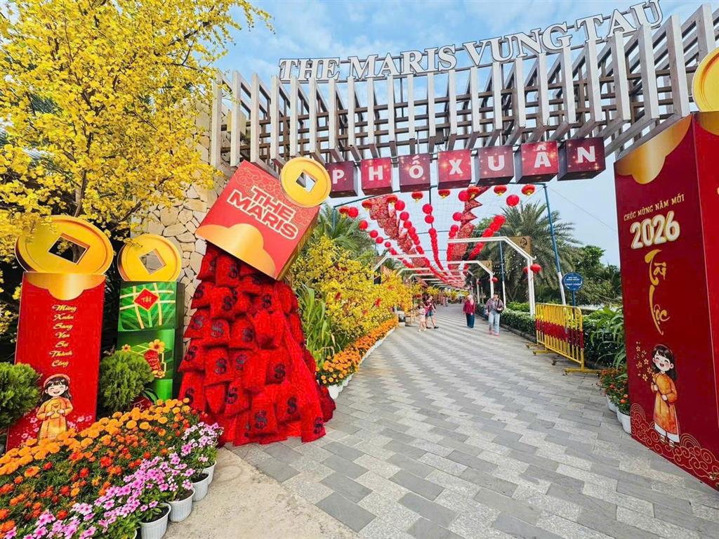 Căn hộ tại the maris vũng tàu, giá 3,250 tỷ, 45m2, full nội thất, cam kết khai thác thuê 21tr/tháng