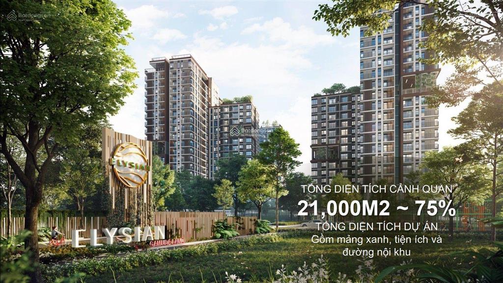 Bán căn hộ elysian, 3,15 tỷ, 45m2, 1pn, 1wc, long phước, hcm, đẹp, nhiều tiện ích