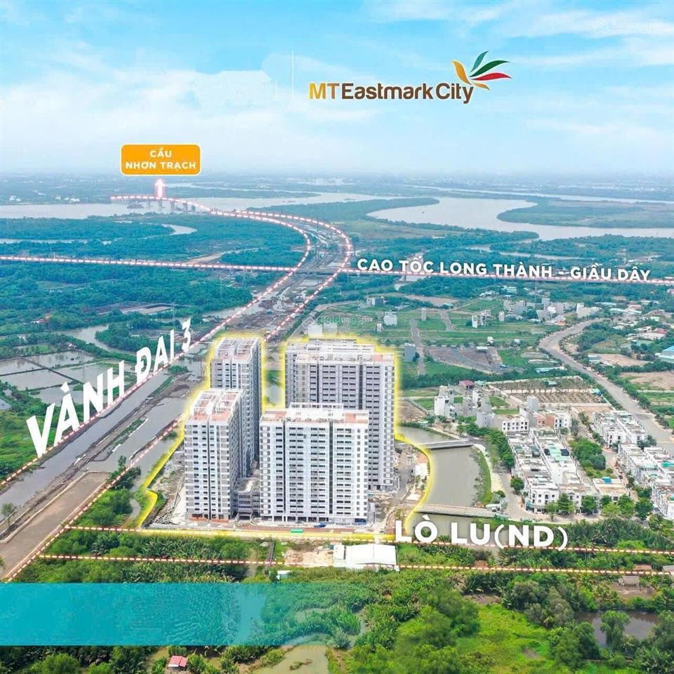 Bán gấp căn hộ 1pn, 1wc tại mt eastmark city, 3,15 tỷ, 44m2, long trường, tp. hcm