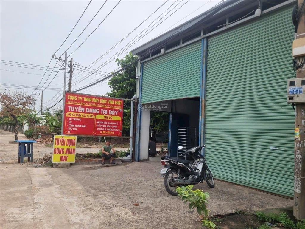 Bán kho, nhà xưởng ở 743c, tân đông hiệp, dĩ an, giá siêu hời 16,8 tỷ, 856m2