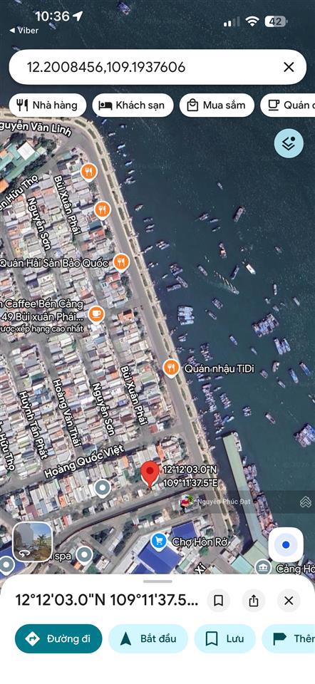 Cần bán lô đất tđc hòn rớ 1 đường bạch thái bưởi phường nam nha trang gần chợ và bờ kè biển
