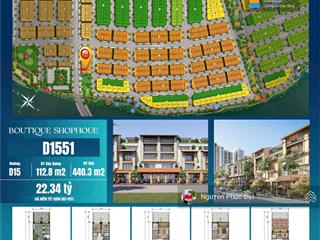 Shophouse 5 tầng mặt tiền trục d15 (rộng 27m) tại dự án charmora city  sun group nha trang