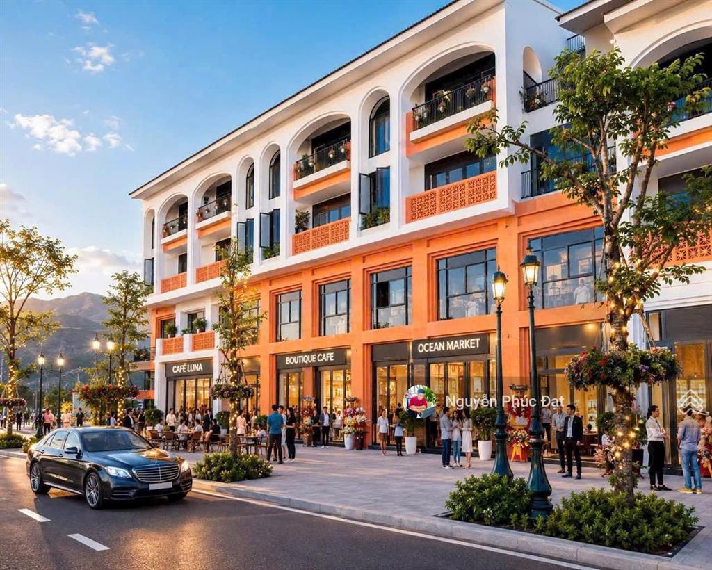 Shophouse 5 tầng mặt tiền trục d15 (rộng 27m) tại dự án charmora city  sun group nha trang