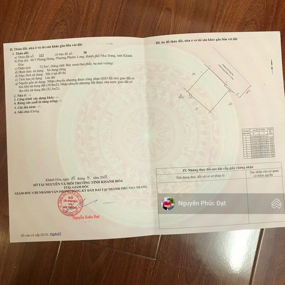 Bán đất hẻm dã tượng hoàng diệu, đường ô tô tận nơi, ngang gần 8m  giá 5,4 tỷ