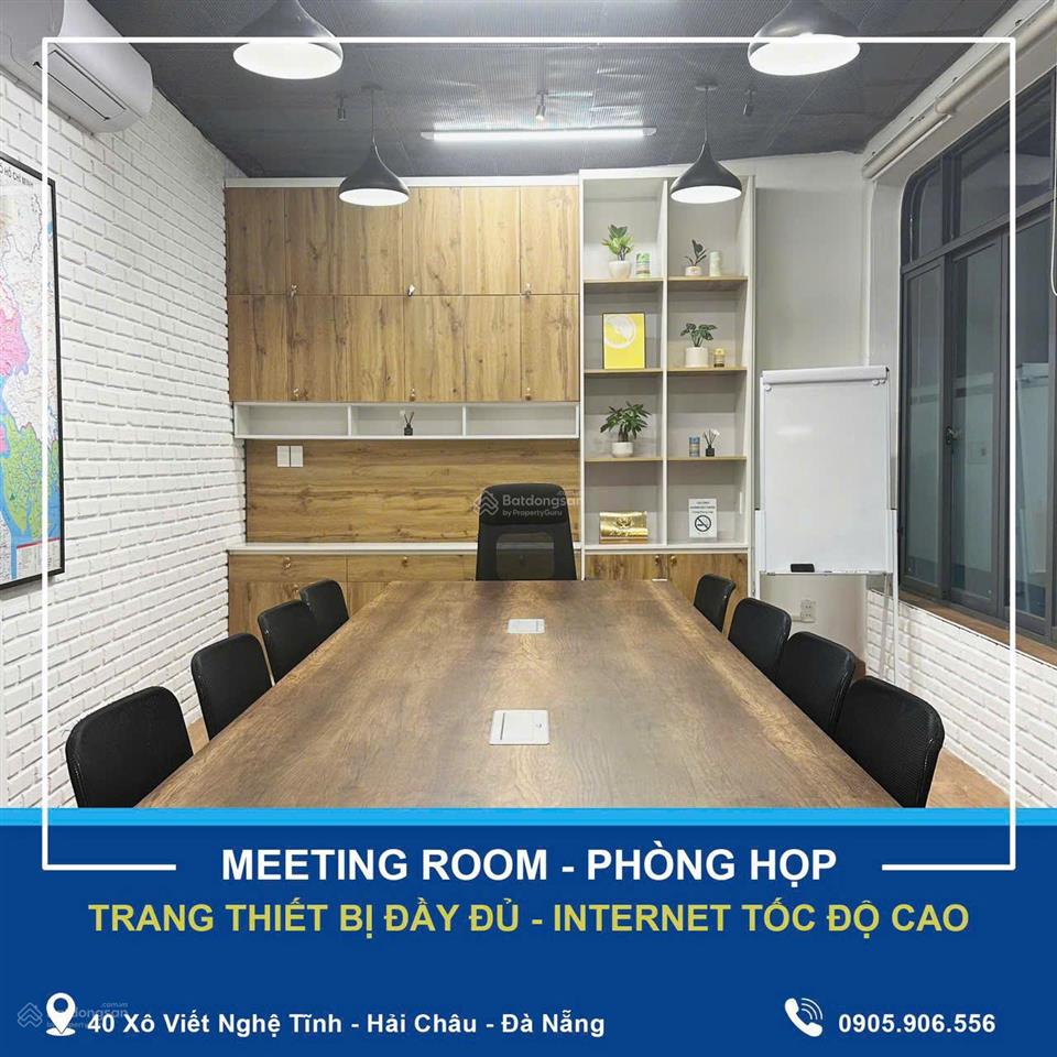 Cho thuê văn phòng  phòng họp tại 40 xô viết nghệ tĩnh, hải châu, đà nẵng