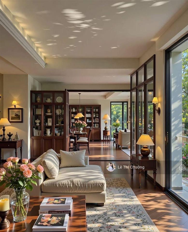 Bán nhà sân vườn quận 7, 120m2, ngang to hiếm 9m, sát kdc nam long trần t cung, chỉ 95tr/1m2