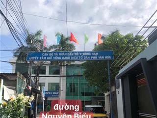 Đất có nhà cấp 4 hẻm ô tô đường nguyễn biểu tp nha trang  100 m2  chỉ 4 tỷ 500 triệu