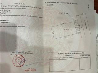 Bán lô biệt thự 170m cổng chợ hoa lũng lô 11 đường lê hồng phong đằng hải hải an 105 triệu/m