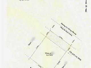 Bán 540m2 đất mặt đường lê hồng phong gần mediamart, mb bank