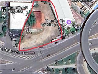 Bán 2500m2 đất chân cầu rào 1 phố thiên lôi. nằm giữa mai hồng phúc và giang thanh