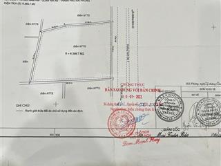 Bán 6200m đất 03 mặt đường đặng kinh phường đông hải quận hải an gần ngô gia tự